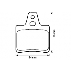 571363B BENDIX Комплект тормозных колодок, дисковый тормоз
