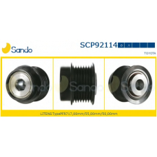 SCP92114.0 SANDO Ременный шкив, генератор