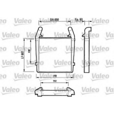 816612 VALEO Интеркулер