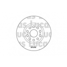 DF2760 TRW Тормозной диск