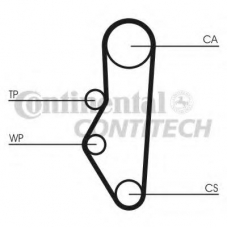 CT525 CONTITECH Ремень ГРМ