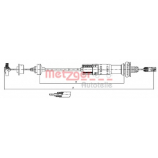 11.3048 METZGER Трос, управление сцеплением