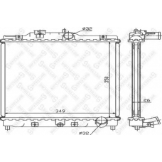 10-26081-SX STELLOX Радиатор, охлаждение двигателя