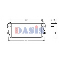 157002N AKS DASIS Интеркулер