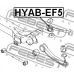 HYAB-EF5 FEBEST Подвеска, рычаг независимой подвески колеса
