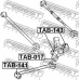 TAB-017 FEBEST Втулка, рычаг колесной подвески