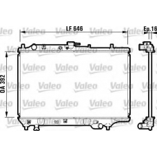 732325 VALEO Радиатор, охлаждение двигателя