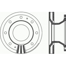 DSX1021.20 ROADHOUSE Тормозной диск