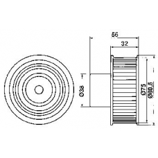 VKM 22170 SKF Подшипник натяжителя ремня