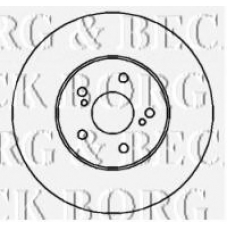 BBD4326 BORG & BECK Тормозной диск