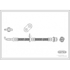 19033536 CORTECO Тормозной шланг