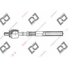 DR1075 DJ PARTS Осевой шарнир, рулевая тяга