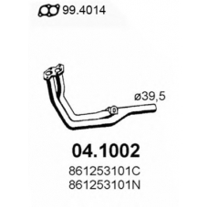 04.1002 ASSO Труба выхлопного газа