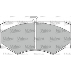 598026 VALEO Комплект тормозных колодок, дисковый тормоз