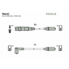 T843C TESLA Комплект проводов зажигания