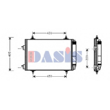 162003N AKS DASIS Конденсатор, кондиционер
