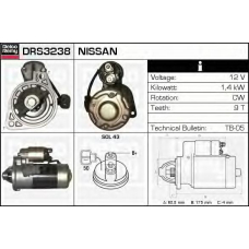 DRS3238 DELCO REMY Стартер