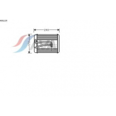 HY6119 AVA Теплообменник, отопление салона