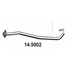 14.5002 ASSO Труба выхлопного газа
