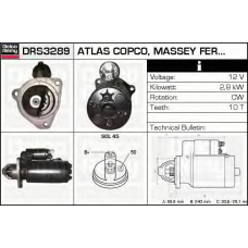 DRS3289 DELCO REMY Стартер