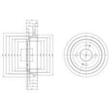 BF516 DELPHI Тормозной барабан