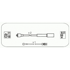 S02.P JANMOR Комплект проводов зажигания