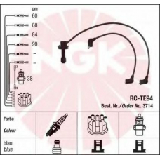 3714 NGK Комплект проводов зажигания