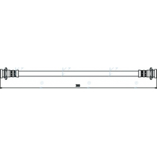 HOS3381 APEC Тормозной шланг