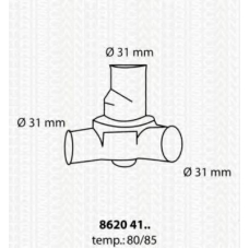 8620 4185 TRISCAN Термостат, охлаждающая жидкость