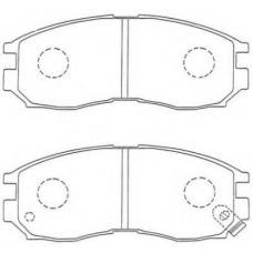 ASN-223 AISIN Комплект тормозных колодок, дисковый тормоз