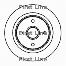FBD412 FIRST LINE Тормозной диск