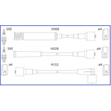 134217 HITACHI Комплект проводов зажигания