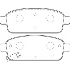 DBP254263 DURON Комплект тормозных колодок, дисковый тормоз