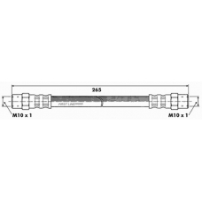 FBH6033 FIRST LINE Тормозной шланг