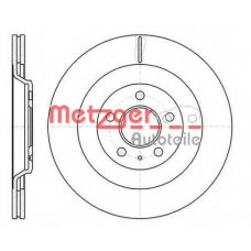 61267.10 METZGER Тормозной диск