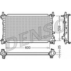 DRM10002 DENSO Радиатор, охлаждение двигателя