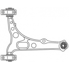 1275 FRAP Рычаг независимой подвески колеса, подвеска колеса