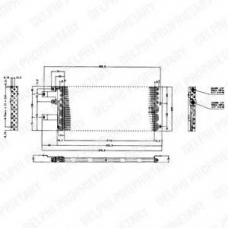 TSP0225165 DELPHI Конденсатор, кондиционер