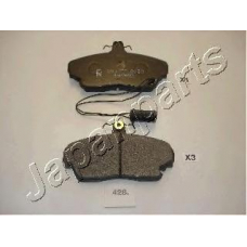 PA-428AF JAPANPARTS Комплект тормозных колодок, дисковый тормоз