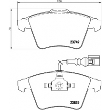 8DB 355 011-621 HELLA PAGID Комплект тормозных колодок, дисковый тормоз