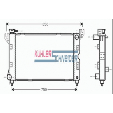 5306651 KUHLER SCHNEIDER Радиатор, охлаждение двигател