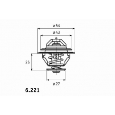 B.346.79 BEHR Термостат, охлаждающая жидкость