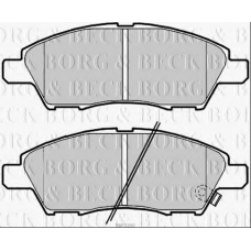 BBP2390 BORG & BECK Комплект тормозных колодок, дисковый тормоз