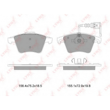 BD8001 LYNX Колодки торм.пер. vw transport
