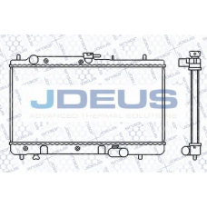 016N14 JDEUS Радиатор, охлаждение двигателя