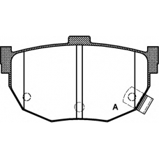 BPA0294.32 OPEN PARTS Комплект тормозных колодок, дисковый тормоз