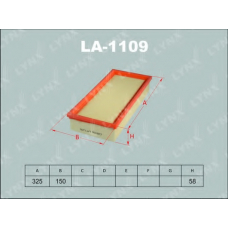 LA-1109 LYNX Фильтр воздушный