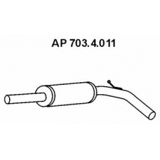 703.4.011 EBERSPACHER Средний глушитель выхлопных газов