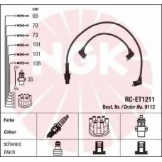 9112 NGK Комплект проводов зажигания