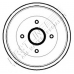 FBR902 FIRST LINE Тормозной барабан